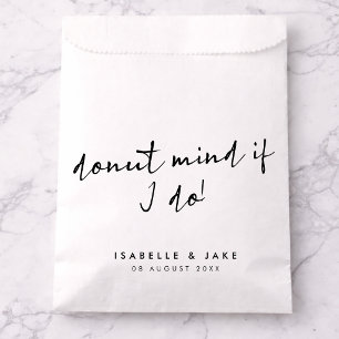 Sachets En Papier Donut mind si je le fais Écriture Minimaliste Ma