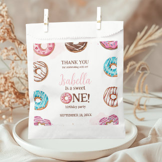 Sachets En Papier Donut Sweet One Girl Sprinkings