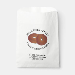 Sachets En Papier Donuts de cidre de pomme chaude Doughnut Farmstand
