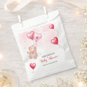 Sachets En Papier Douce Fête de Naissance Ourson à l'Air Rustique av