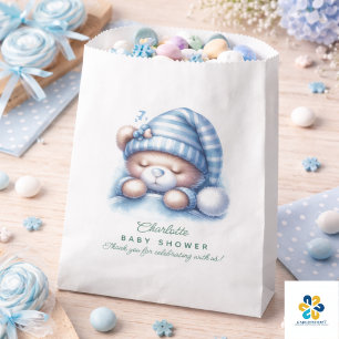 Sachets En Papier Douce Fête de Naissance Ourson Mignon