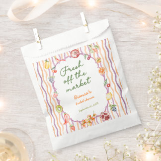 Sachets En Papier Douce Fraîcheur du Marché : une Baby Shower de Rêv