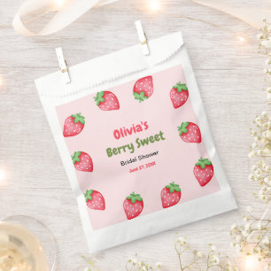 Sachets En Papier Douce Mariée aux Fruits Rouges et Fraises