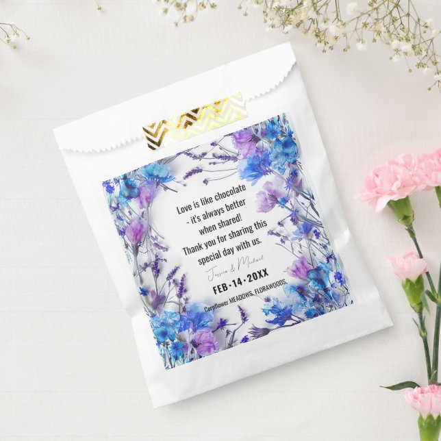 Sachets En Papier 💍 Douces Rêves de Bleuet (Scellé)