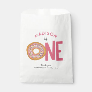 Sachets En Papier Douceur Colorée Donuts Un Premier Anniversaire