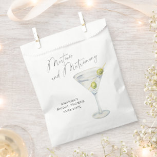 Sachets En Papier Douche nuptiale martinienne et mariée