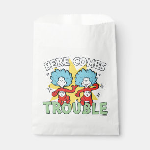 Sachets En Papier Dr. Seuss Chose Un Chose Deux Les Ennuis Arriven