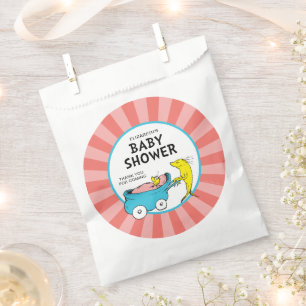 Sachets En Papier Dr Seuss   Un poisson - Baby shower fille