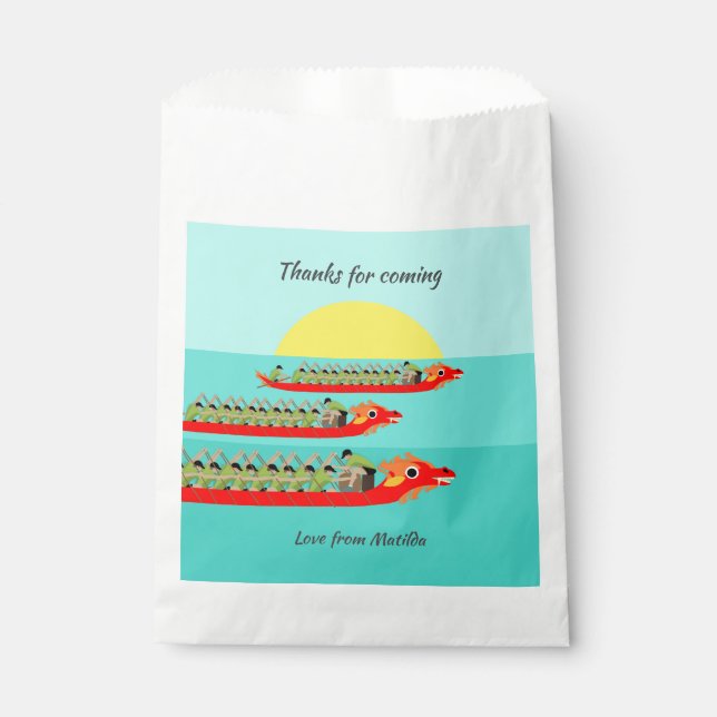 Sachets En Papier Dragon Boat Racing (Devant)