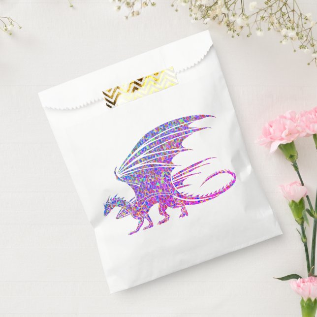 Sachets En Papier Dragon Mosaïque Pourpre Incroyable (Scellé)