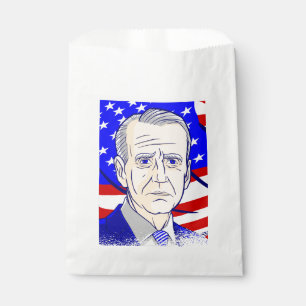 Sachets En Papier drapeau américain du président biden