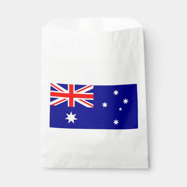 Sachets En Papier Drapeau australien patriotique (Devant)