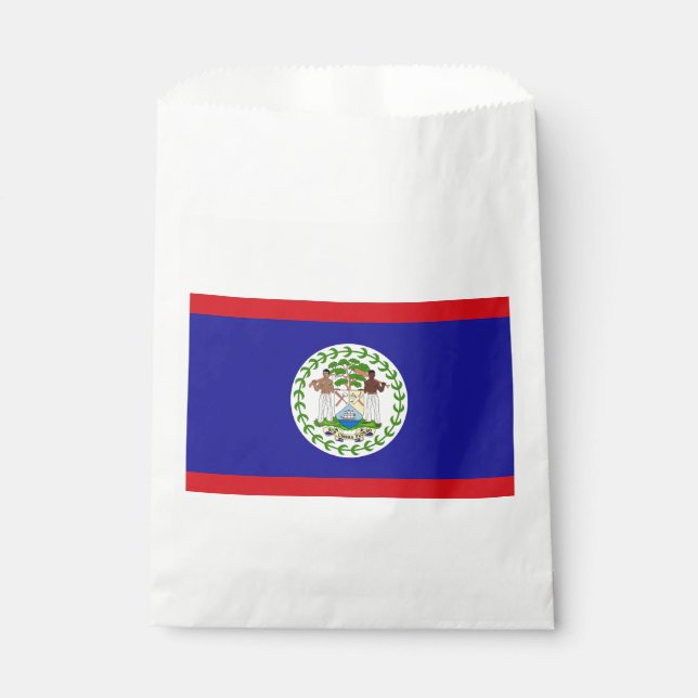 Sachets En Papier Drapeau bélizien (Devant)