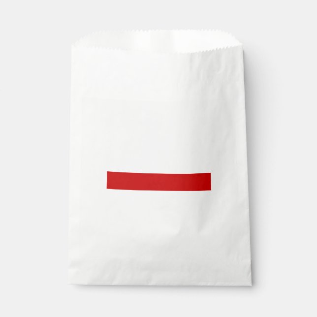 Sachets En Papier Drapeau biélorusse (rouge et blanc) (Devant)