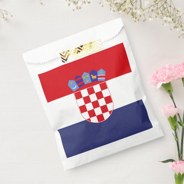 Sachets En Papier Drapeau de Croatie (Scellé)