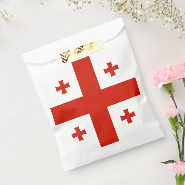 Sachets En Papier Drapeau de Géorgie (Scellé)