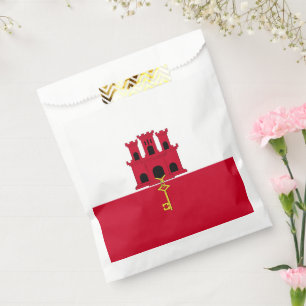Sachets En Papier Drapeau de Gibraltar