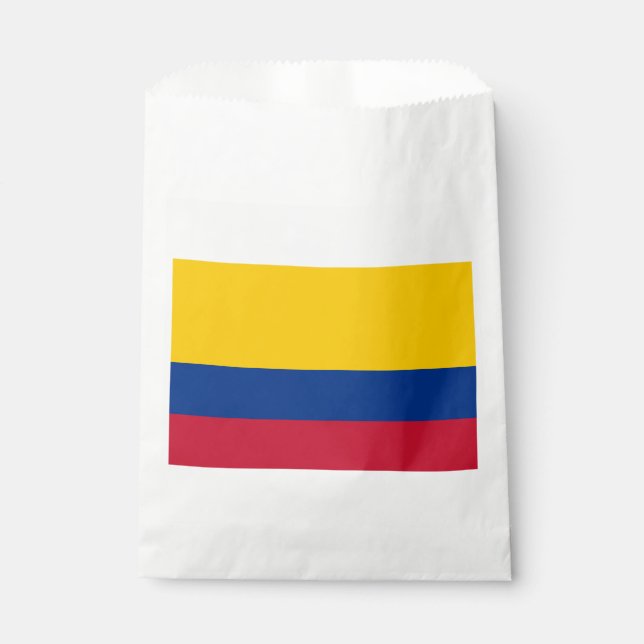 Sachets En Papier Drapeau de la Colombie (Devant)