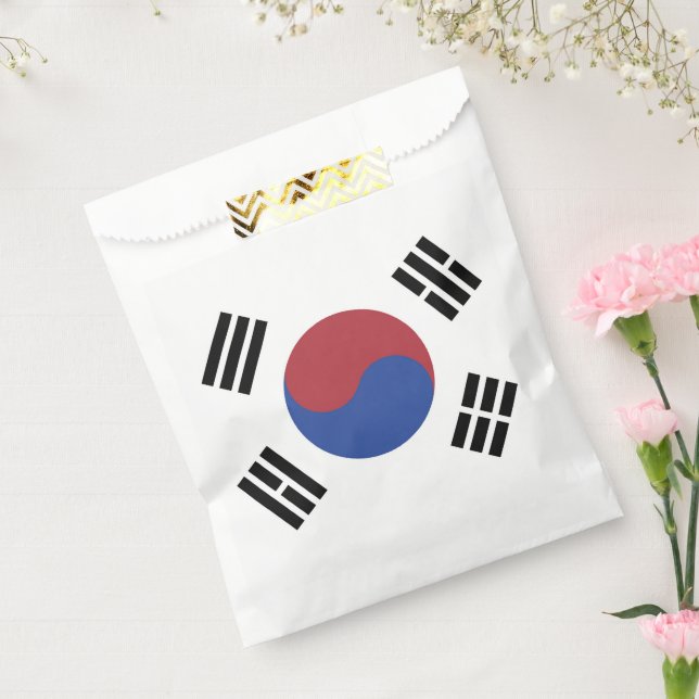 Sachets En Papier Drapeau de la Corée du Sud (Scellé)