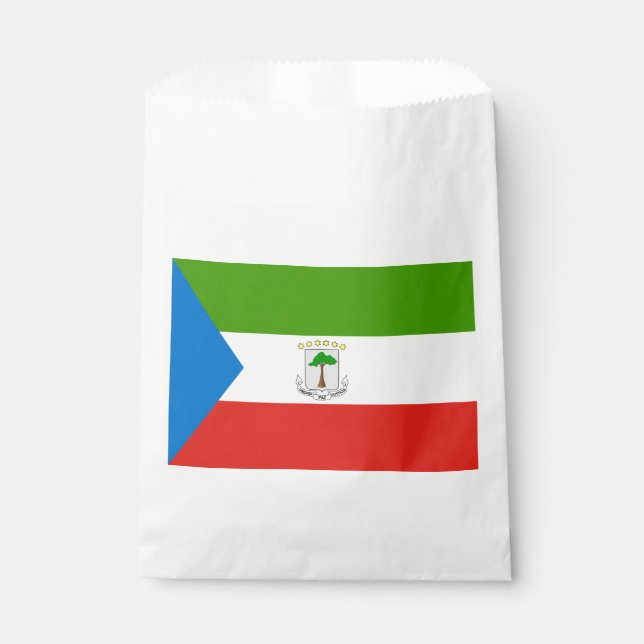 Sachets En Papier Drapeau de la Guinée équatoriale (Devant)
