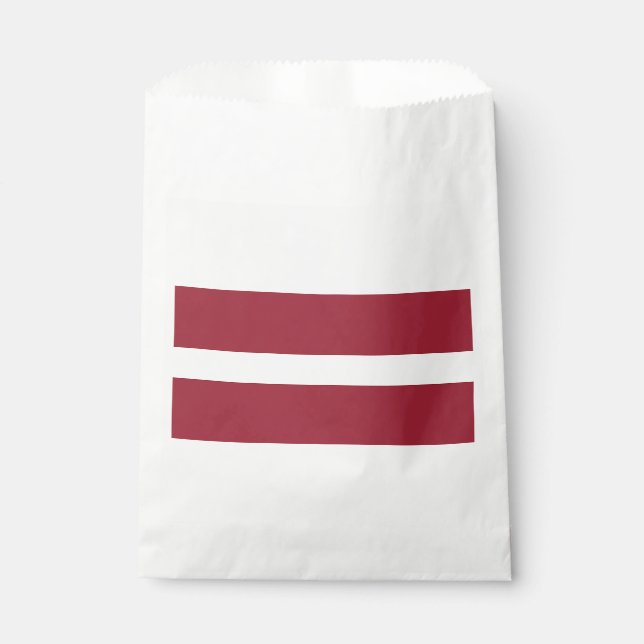 Sachets En Papier Drapeau de la Lettonie (Devant)