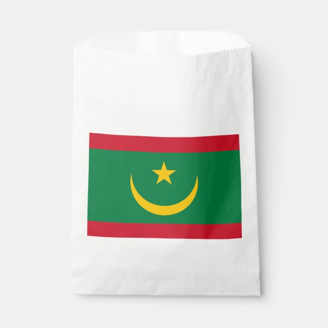 Sachets En Papier Drapeau de la Mauritanie (Devant)