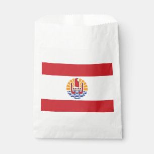 Sachets En Papier Drapeau de la Polynésie française