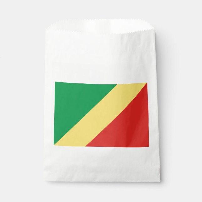 Sachets En Papier Drapeau de la République du Congo (Devant)