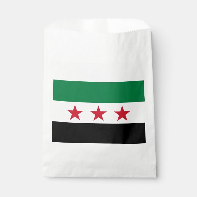 Sachets En Papier Drapeau de la Syrie (Devant)