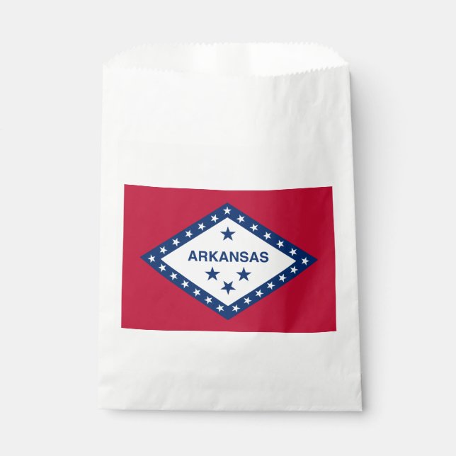 Sachets En Papier Drapeau de l'Arkansas (Devant)
