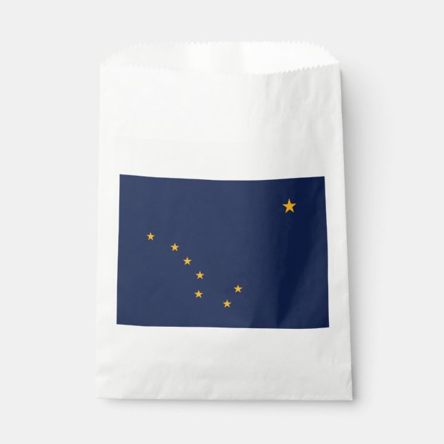 Sachets En Papier Drapeau de l'État d'Alaska (Devant)