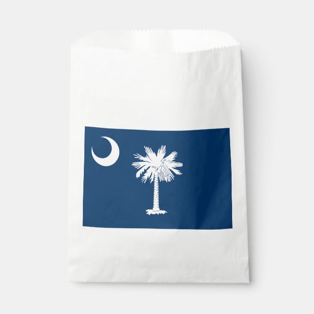 Sachets En Papier Drapeau de l'État de Caroline du Sud (Devant)