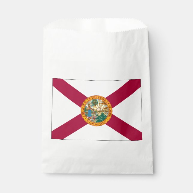 Sachets En Papier Drapeau de l'État de Floride (Devant)