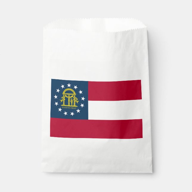 Sachets En Papier Drapeau de l'État de Géorgie (Devant)