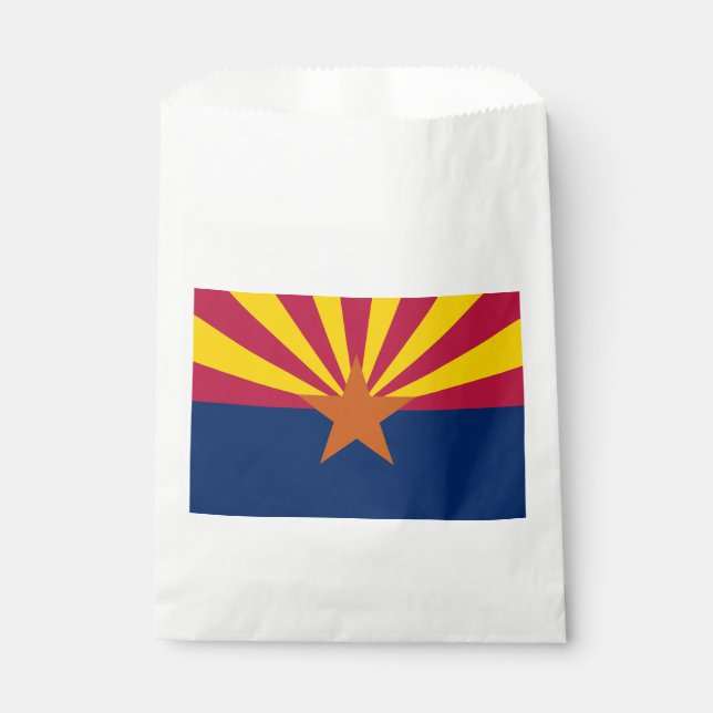 Sachets En Papier Drapeau de l'État de l'Arizona (Devant)