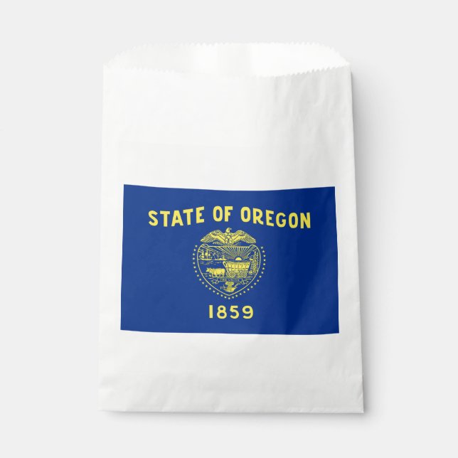 Sachets En Papier Drapeau de l'État de l'Oregon (Devant)