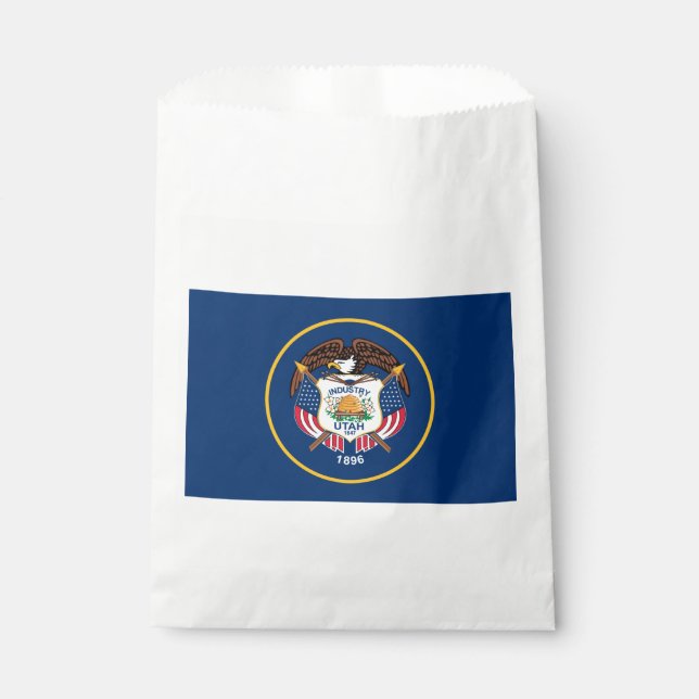 Sachets En Papier Drapeau de l'État de l'Utah (Devant)