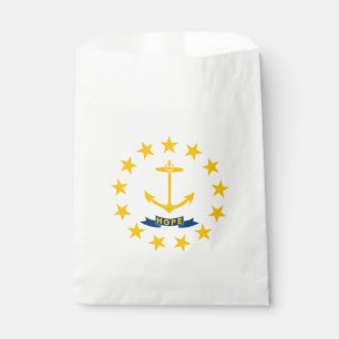 Sachets En Papier Drapeau de l'État de Rhode Island