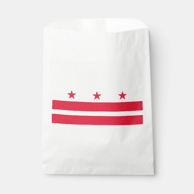 Sachets En Papier Drapeau de l'État de Washington DC (Devant)
