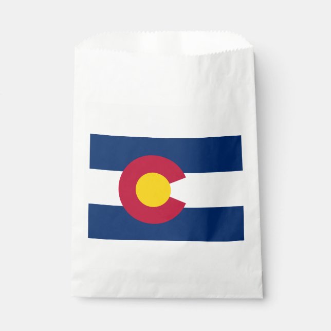 Sachets En Papier Drapeau de l'État du Colorado (Devant)