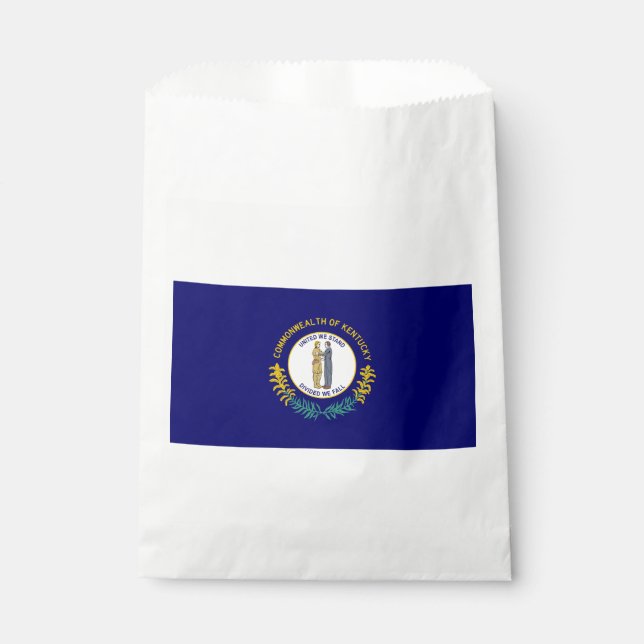 Sachets En Papier Drapeau de l'État du Kentucky (Devant)