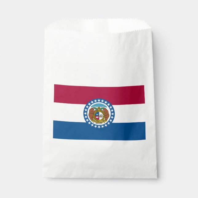 Sachets En Papier Drapeau de l'État du Missouri (Devant)