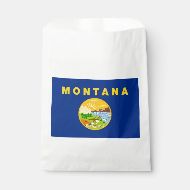 Sachets En Papier Drapeau de l'État du Montana (Devant)