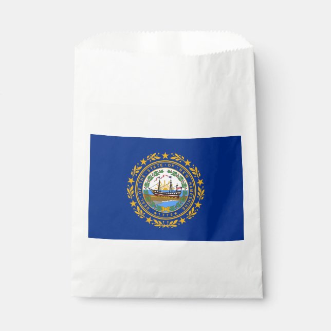 Sachets En Papier Drapeau de l'État du New Hampshire (Devant)