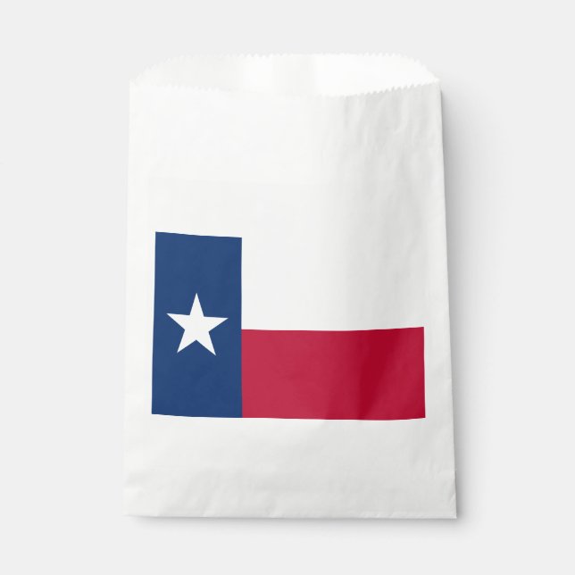 Sachets En Papier Drapeau de l'État du Texas (Devant)