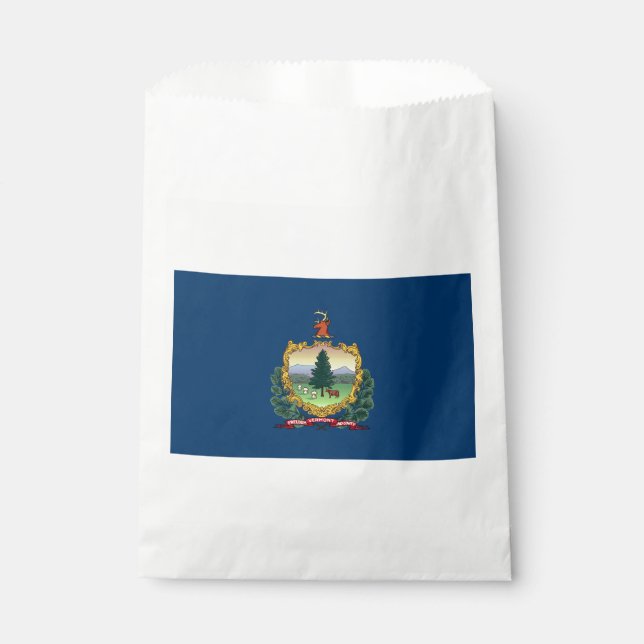 Sachets En Papier Drapeau de l'État du Vermont (Devant)