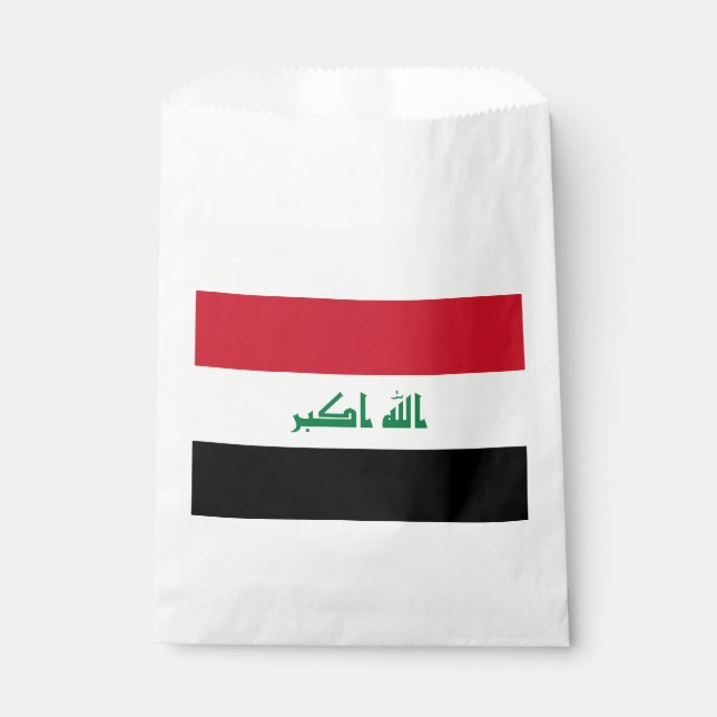 Sachets En Papier Drapeau de l'Irak (Devant)