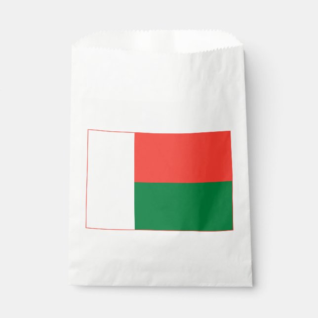 Sachets En Papier Drapeau de Madagascar (Devant)