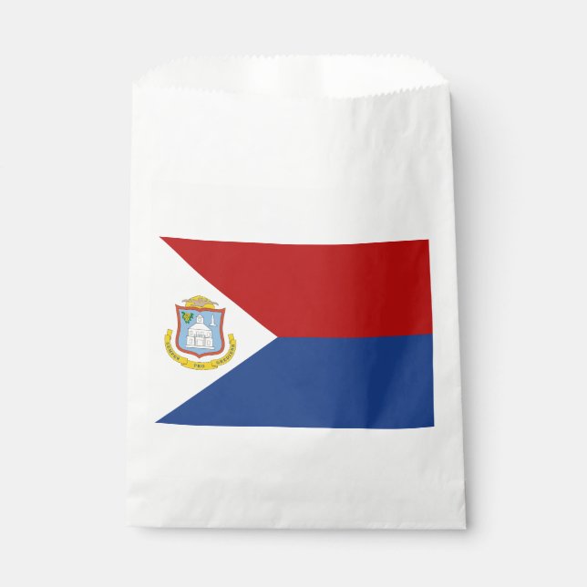 Sachets En Papier Drapeau de Saint-Martin (Devant)