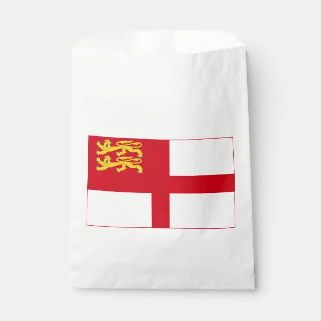 Sachets En Papier Drapeau de Sercq (Devant)